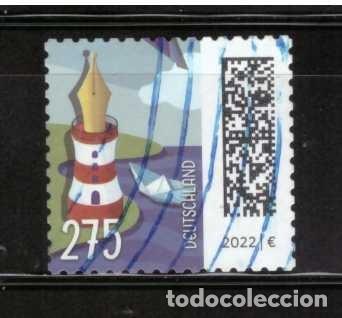 Sellos: SELLO ADHESIVO USADO DE ALEMANIA 2022 YVERT 3444 Art 4