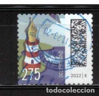 Sellos: SELLO ADHESIVO USADO DE ALEMANIA 2022 YVERT 3444 Art 5