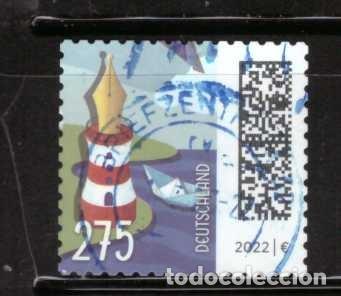 Sellos: SELLO ADHESIVO USADO DE ALEMANIA 2022 YVERT 3444 Art 6