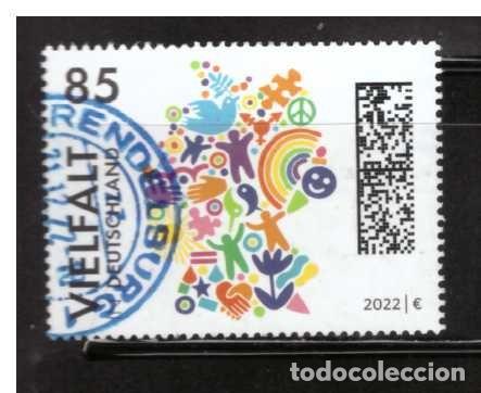 Sellos: SELLO USADO DE ALEMANIA 2022 YVERT 3505 Art 1