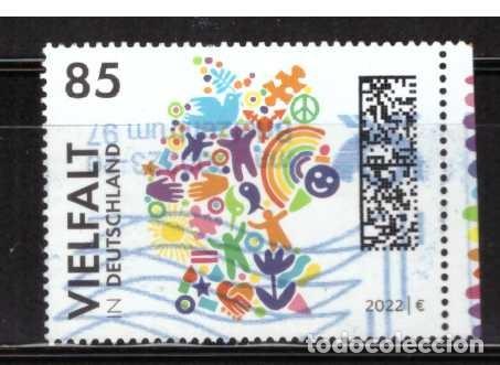 Sellos: SELLO USADO DE ALEMANIA 2022 YVERT 3505 Art 3