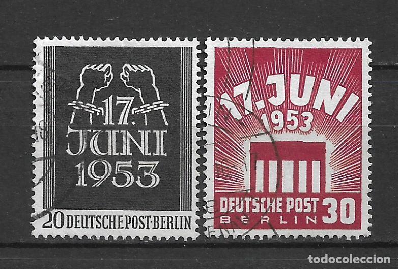 Sellos: alemania berlin 1953 michel 110/111 usado 40&euro;- 6/32