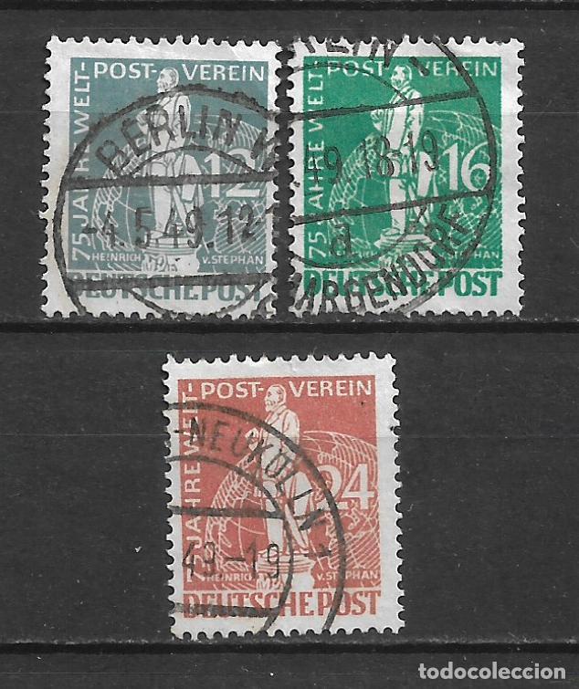 Sellos: alemania berlin 1949 michel 35/37 usado 31&euro;- 6/32