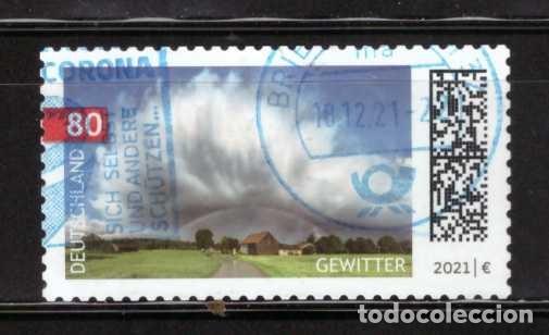 Sellos: SELLO ADHESIVO USADO DE ALEMANIA 2021 YVERT 3393 Art 5