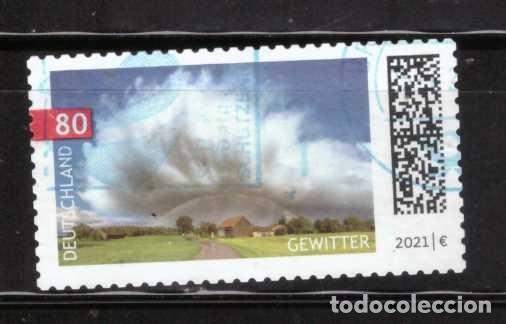 Sellos: SELLO ADHESIVO USADO DE ALEMANIA 2021 YVERT 3414 Art 3