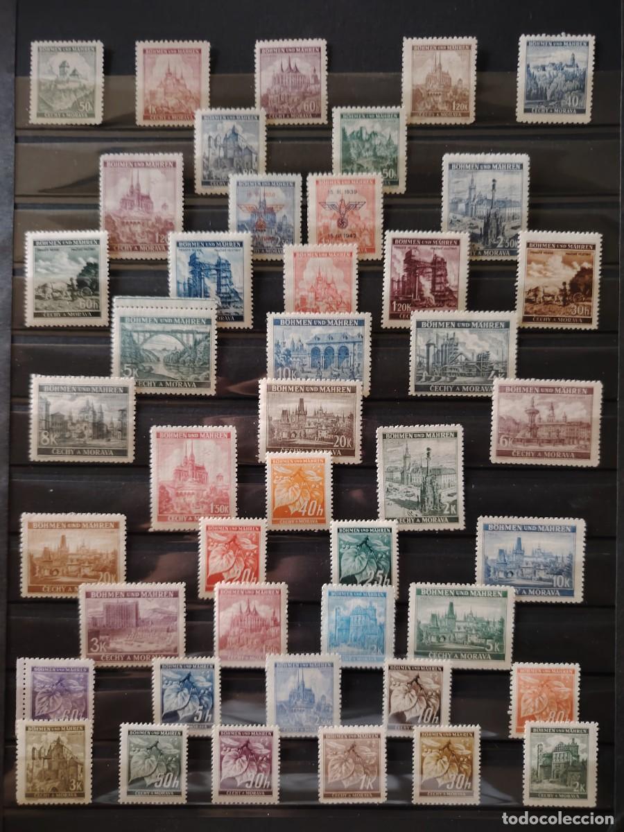 Sellos: BOHEMIA MORAVIA OCUPACION ALEMANIA IMPERIO LOTE 1 ALTO VALOR EN CATALOGO