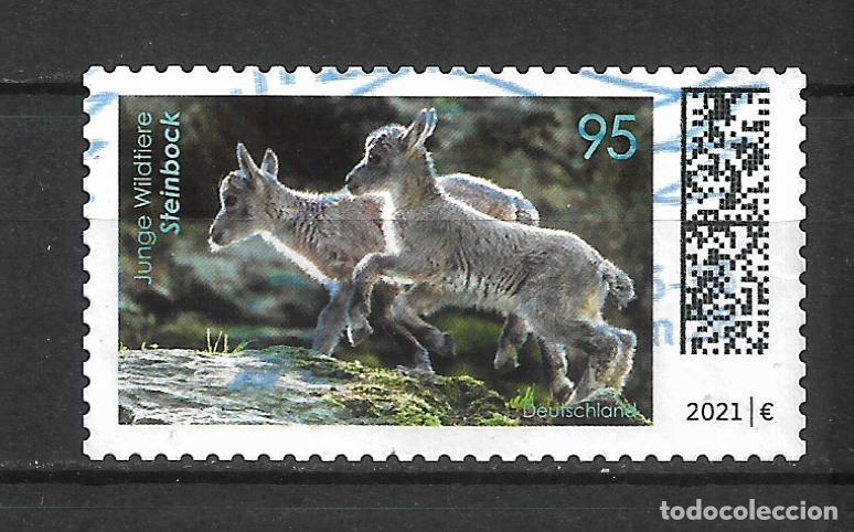 Sellos: alemania 2021 michel 3629 usado animales salvajes - 6/33