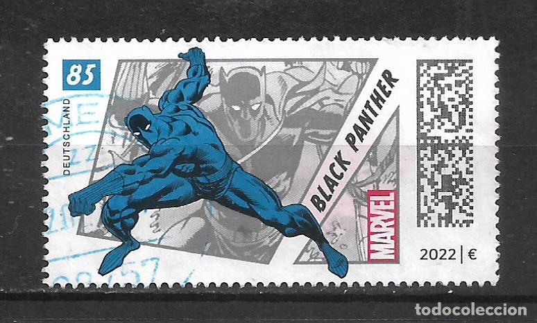 Sellos: alemania 2022 michel 3720 usado pantera negra marvel - 6/33
