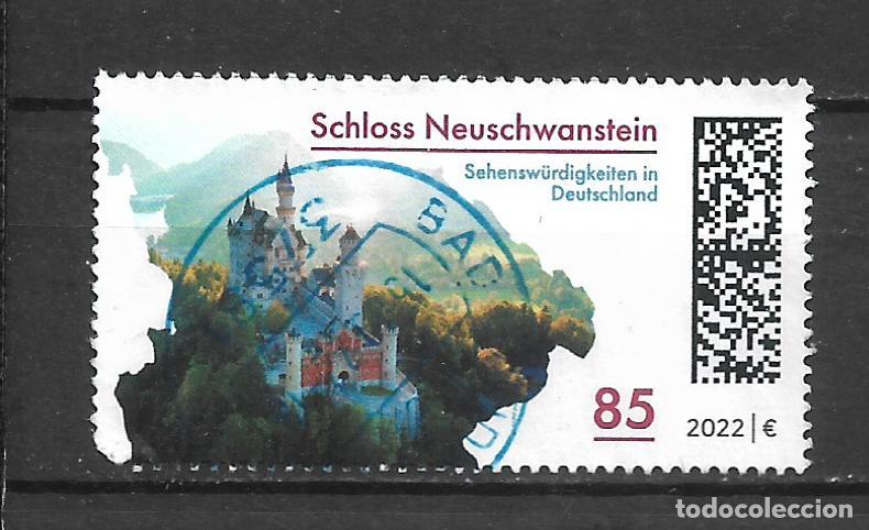 Sellos: alemania 2022 michel 3716 usado castillo de neuschwanstein - 6/33