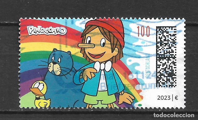 Sellos: alemania 2023 michel 3804 usado infantil pinocho - 6/33