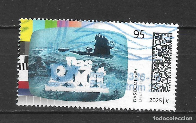 Sellos: alemania 2025 michel 3924 usado submarino aleman en pelicula de 1981 - 6/33