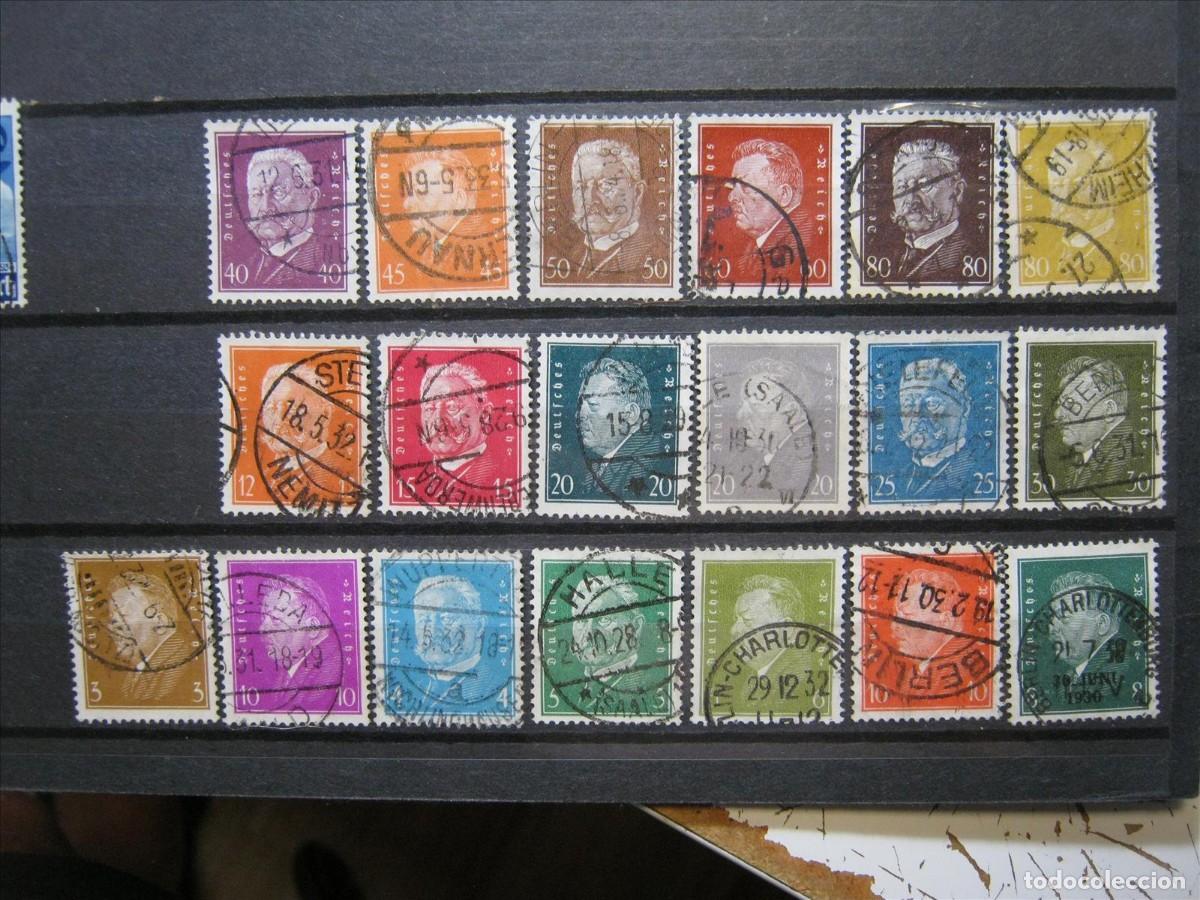 Sellos: ALEMANIA IMPERIO REICH 1928-32 SERIE YVERT 401/414 USADOS PERFECTOS.