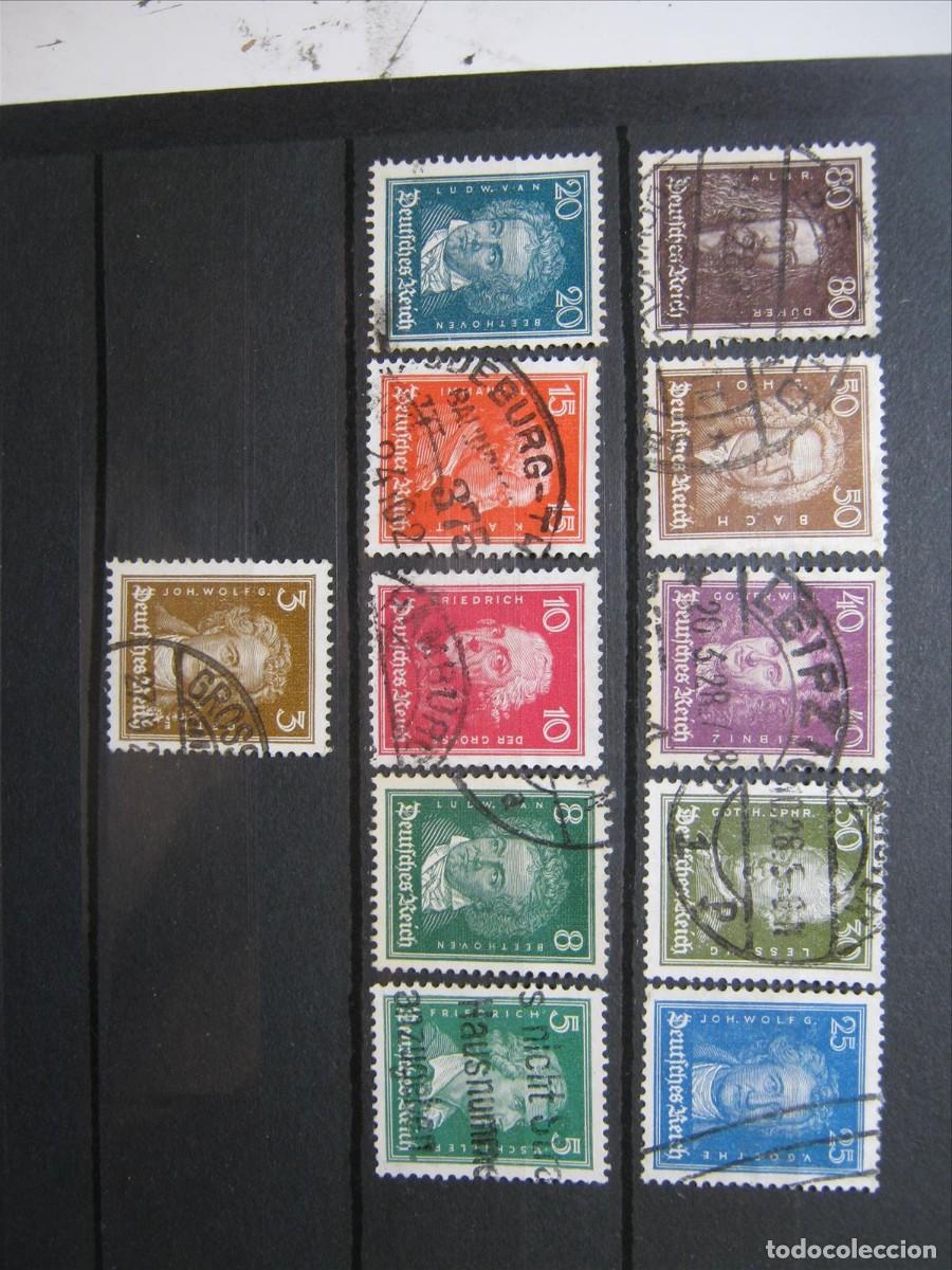 Sellos: ALEMANIA IMPERIO REICH 1926-27 SERIE YVERT 379/389 USADOS PERFECTOS.