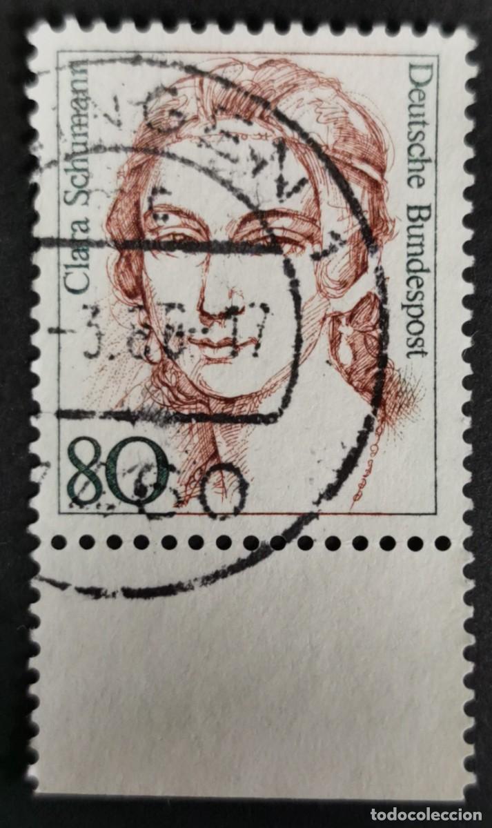 Sellos: Sello Alemania R. Federal 1986, Mujeres alemana: Clara Schumann , 80 Pf. Michel: DE 1305