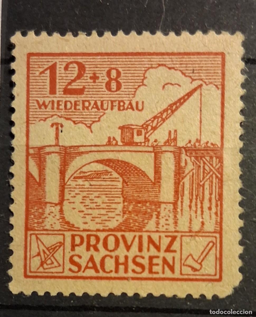 Sellos: ALEMANIA, SAJONIA OCUPACI&Oacute;N SOVI&Eacute;TICA, 1946, CAT.YT.23