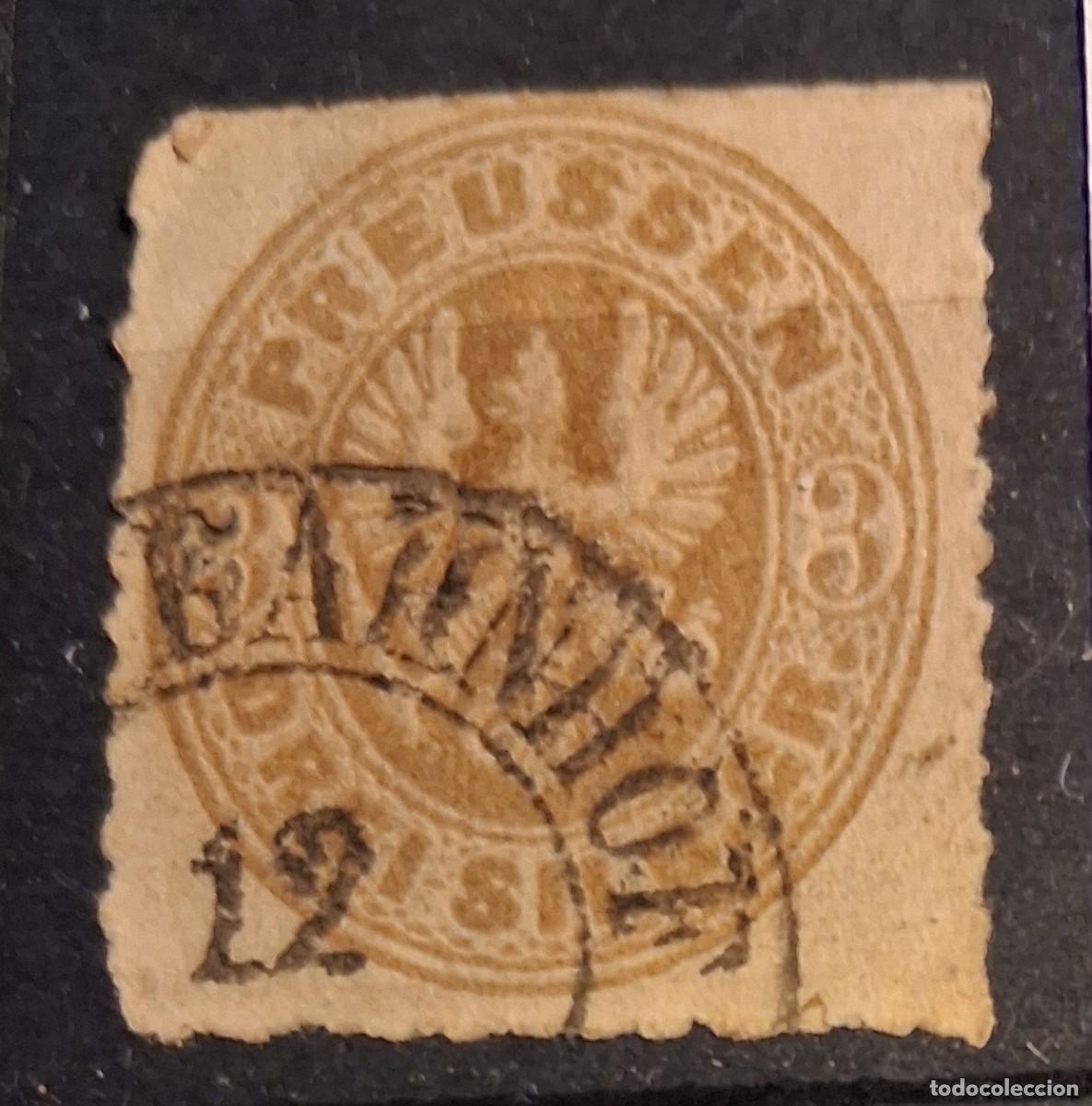 Sellos: ALEMANIA, PRUSIA, 1862, CAT.YT.20.
