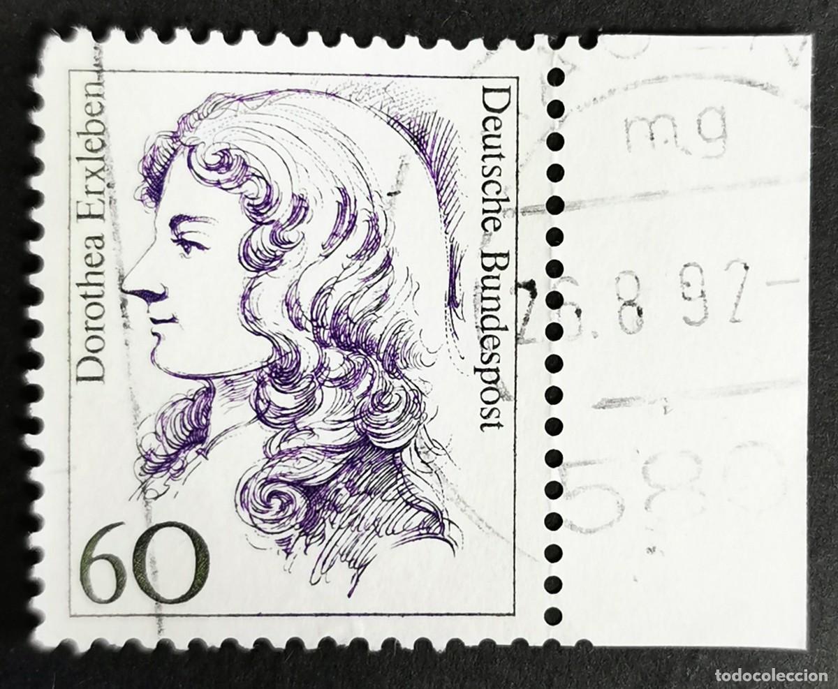 Sellos: Sello Alemania R. Federal 1987, Mujeres alemana: Dorothea Erxleben, 60 Pf. Michel: DE 1332