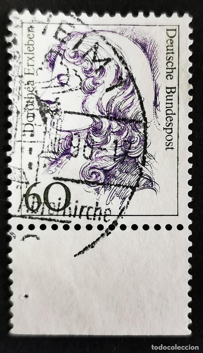Sellos: Sello Alemania R. Federal 1987, Mujeres alemana: Dorothea Erxleben, 60 Pf. Michel: DE 1332