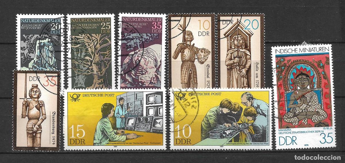 Sellos: alemania ddr lote 9 sellos usado - 7/1
