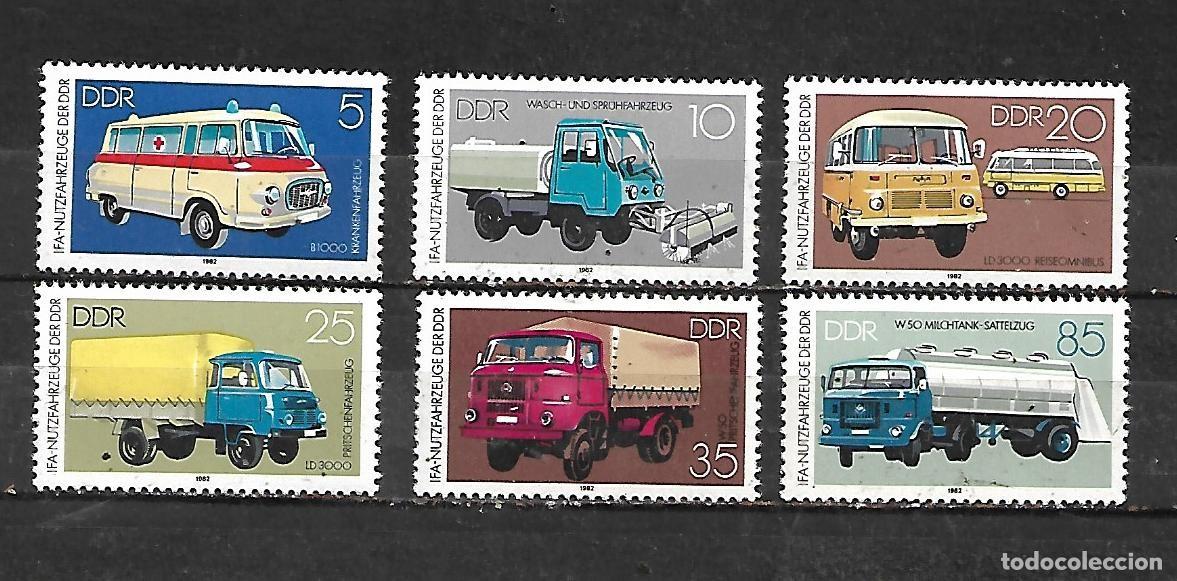 Sellos: 1982: ALEMANIA DEMOCR&Aacute;TICA Serie &rdquo;Utilitarios&rdquo; (MNH**)