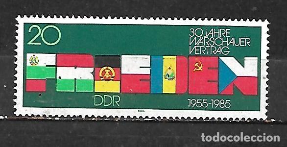 Sellos: 1985: ALEMANIA DEMOCR&Aacute;TICA XXX Aniversario del pacto de Varsovia (MNH**)