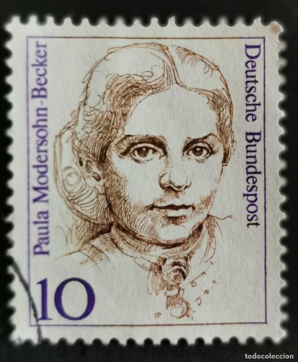 Sellos: Sello Alemania R. Federal 1988, Mujeres alemana: Paula Modersohn-Becker, 10 Pf. Michel: DE 1359