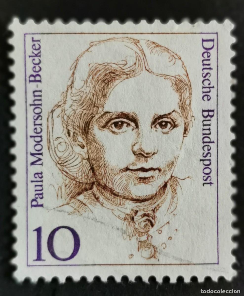 Sellos: Sello Alemania R. Federal 1988, Mujeres alemana: Paula Modersohn-Becker, 10 Pf. Michel: DE 1359