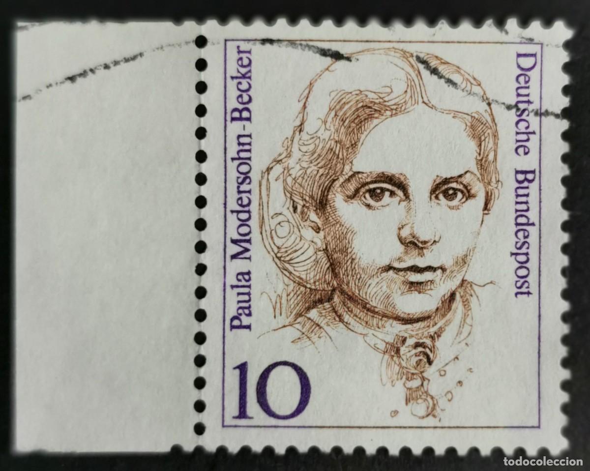Sellos: Sello Alemania R. Federal 1988, Mujeres alemana: Paula Modersohn-Becker, 10 Pf. Michel: DE 1359