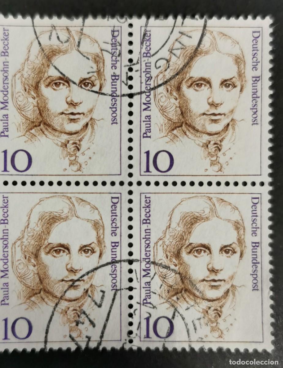 Sellos: Sello Alemania R. Federal 1988, Mujeres alemana: Paula Modersohn-Becker, 10 Pf. Michel: DE 1359