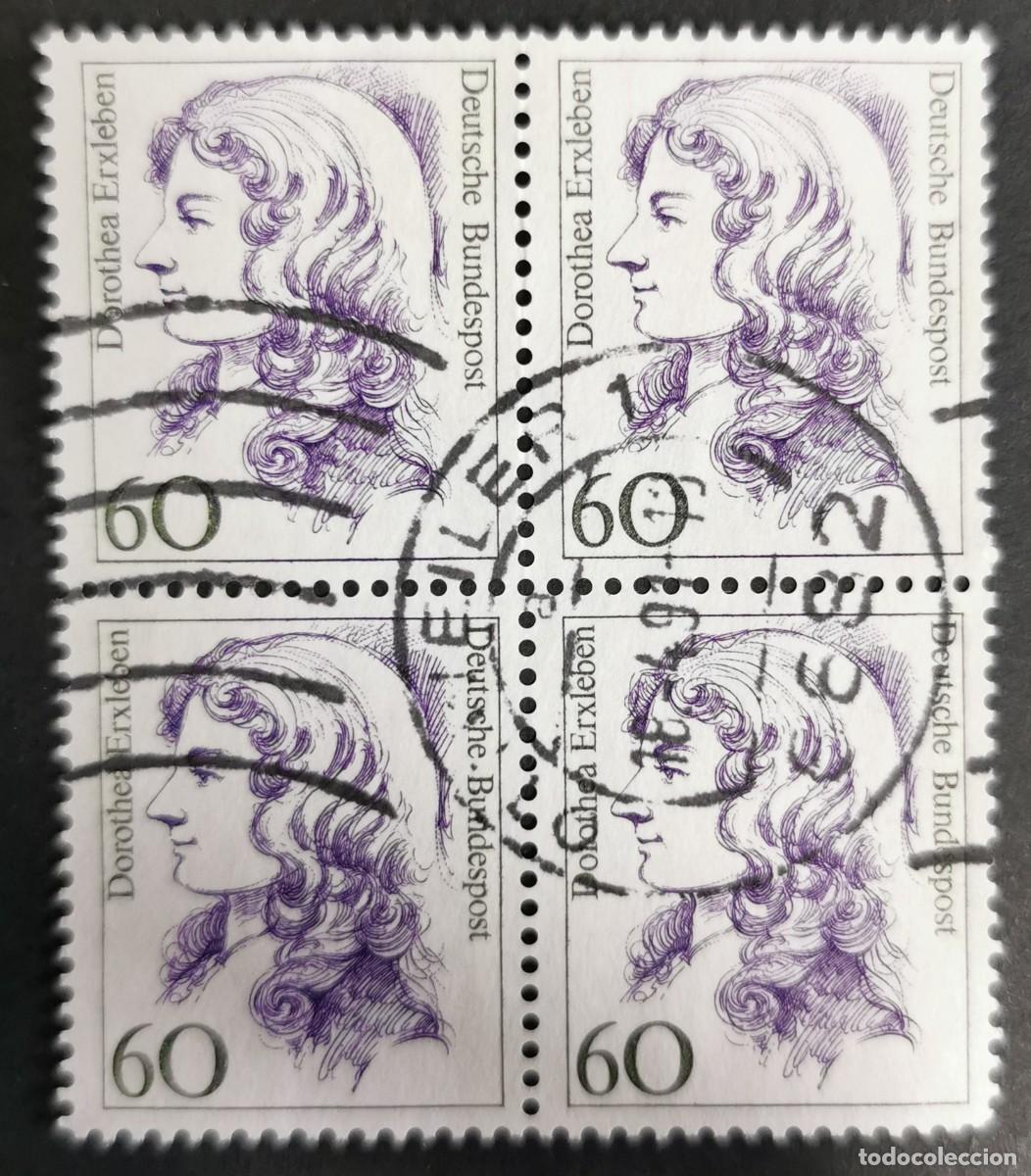 Sellos: Sello Alemania R. Federal 1987, Mujeres alemana: Dorothea Erxleben, 60 Pf. Michel: DE 1332
