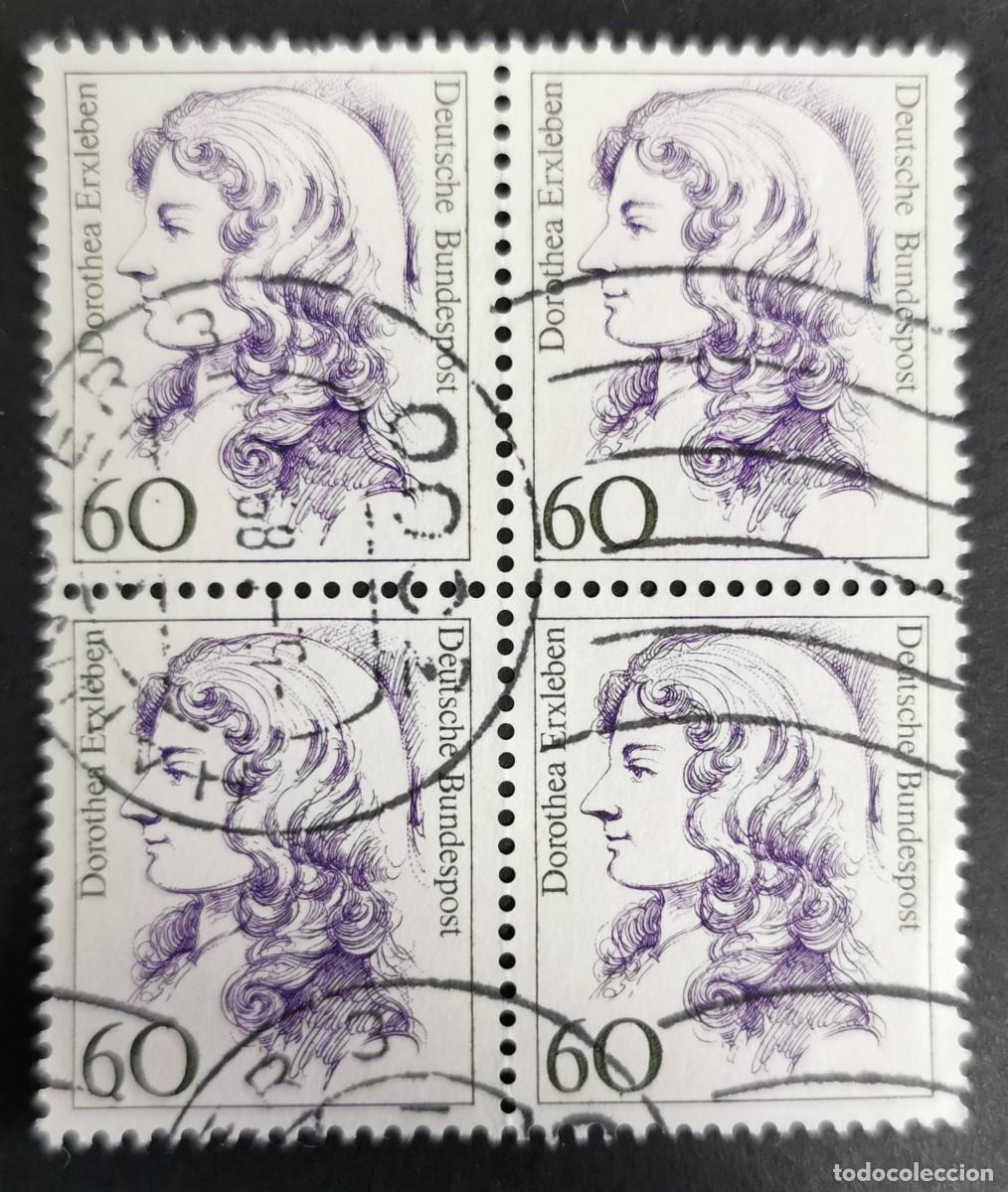 Sellos: Sello Alemania R. Federal 1987, Mujeres alemana: Dorothea Erxleben, 60 Pf. Michel: DE 1332
