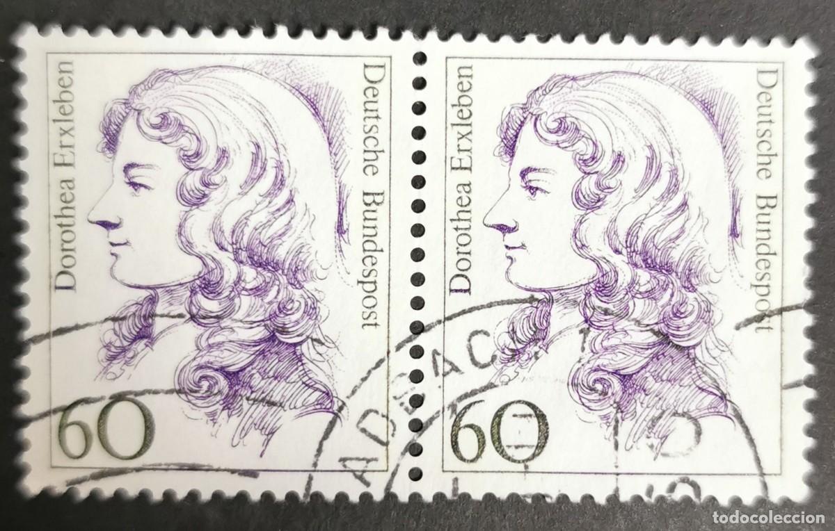 Sellos: Sello Alemania R. Federal 1987, Mujeres alemana: Dorothea Erxleben, 60 Pf. Michel: DE 1332