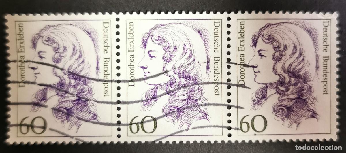 Sellos: Sello Alemania R. Federal 1987, Mujeres alemana: Dorothea Erxleben, 60 Pf. Michel: DE 1332