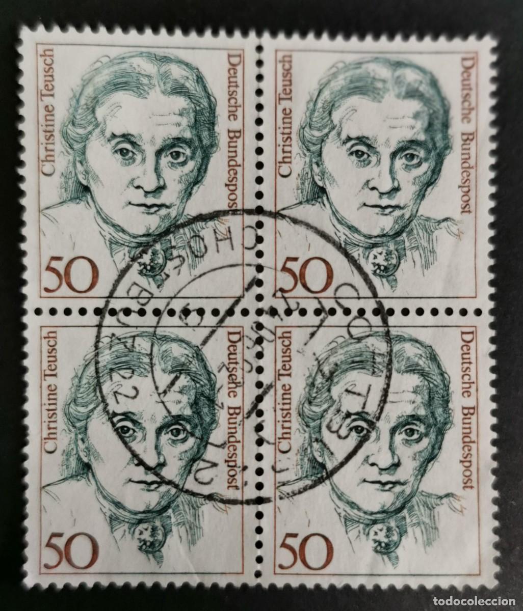 Sellos: Sello Alemania R. Federal 1986, Mujeres alemana: Christine Teusch , 50 Pf. Michel: DE 1304