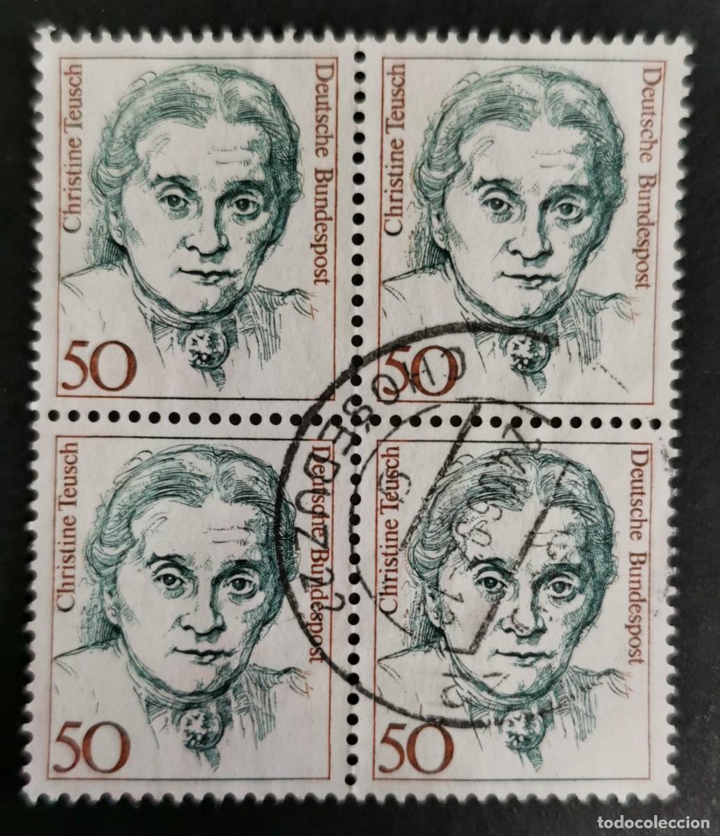 Sellos: Sello Alemania R. Federal 1986, Mujeres alemana: Christine Teusch , 50 Pf. Michel: DE 1304