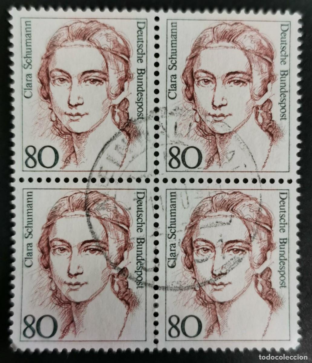 Sellos: Sello Alemania R. Federal 1986, Mujeres alemana: Clara Schumann , 80 Pf. Michel: DE 1305