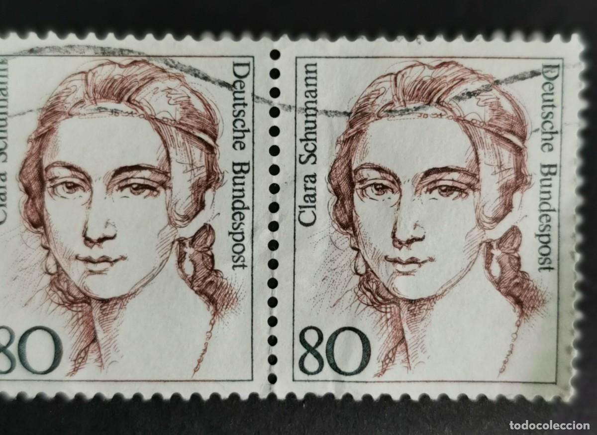 Sellos: Sello Alemania R. Federal 1986, Mujeres alemana: Clara Schumann , 80 Pf. Michel: DE 1305