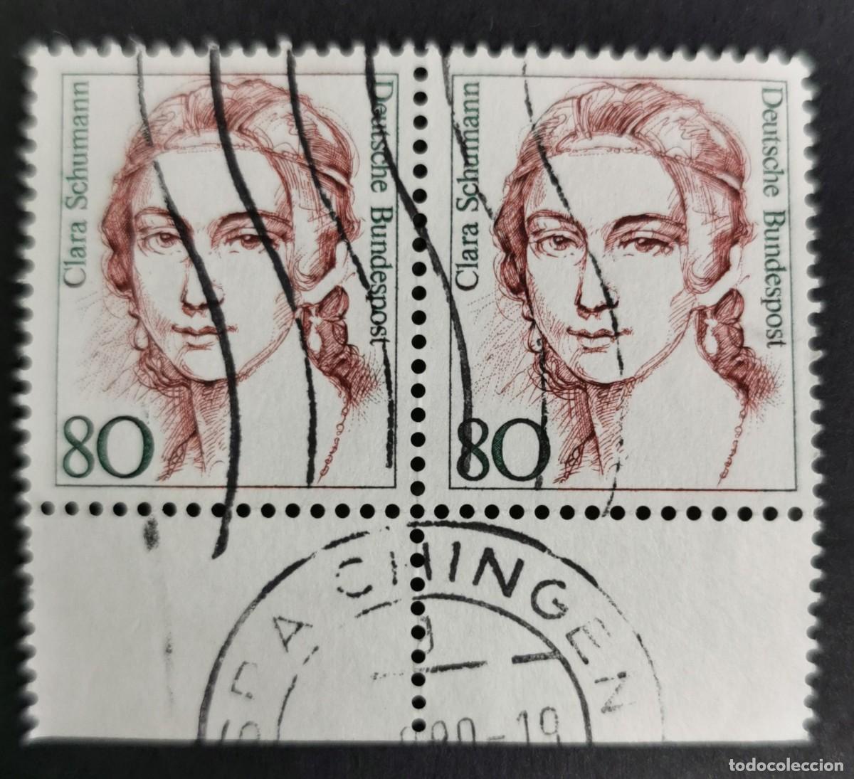Sellos: Sello Alemania R. Federal 1986, Mujeres alemana: Clara Schumann , 80 Pf. Michel: DE 1305