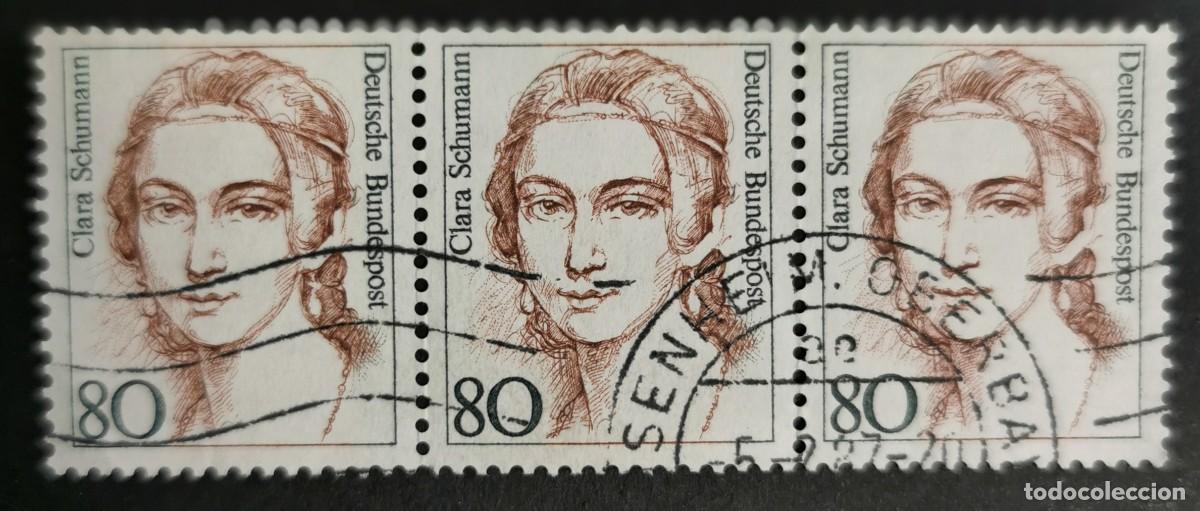 Sellos: Sello Alemania R. Federal 1986, Mujeres alemana: Clara Schumann , 80 Pf. Michel: DE 1305