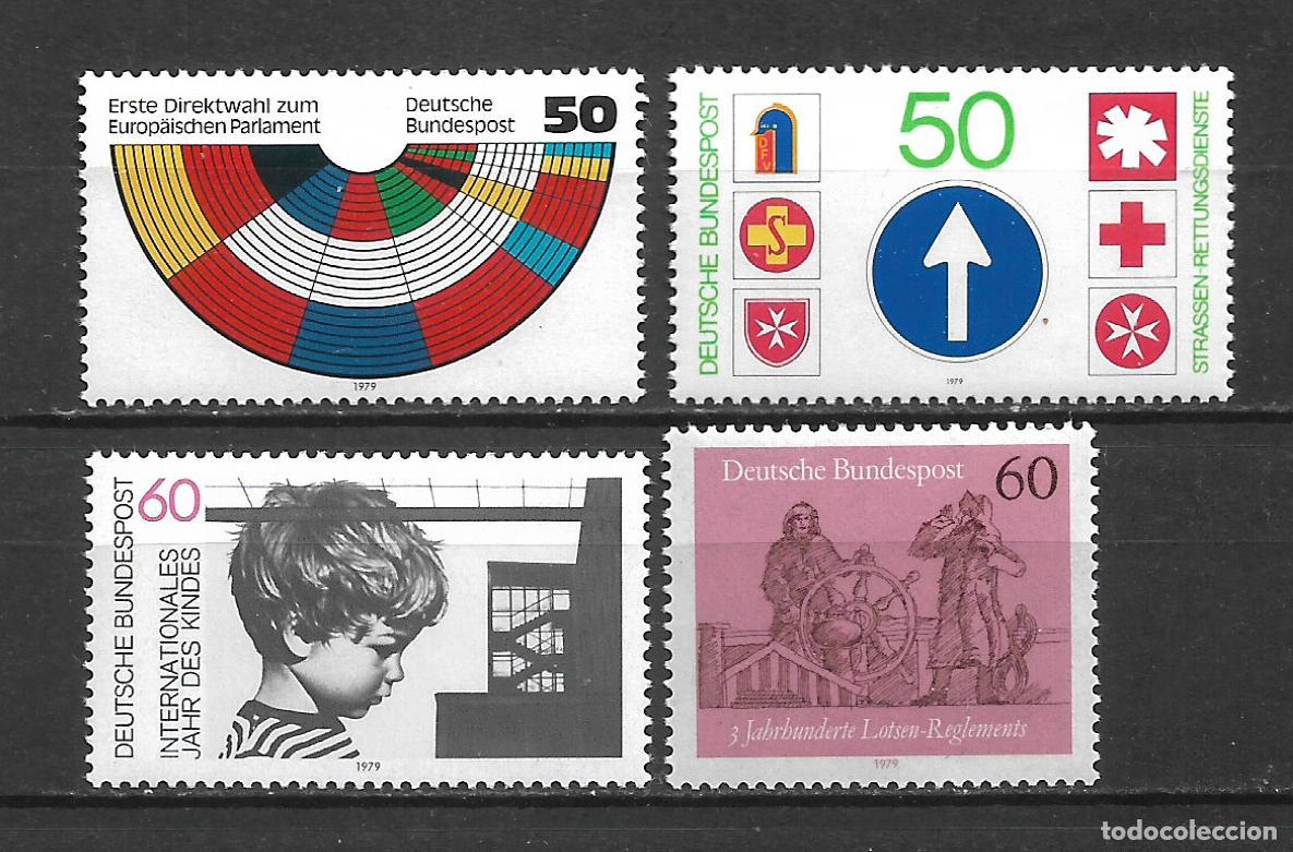 Sellos: alemania 1979 lote 4 series completas ** mnh - 7/2
