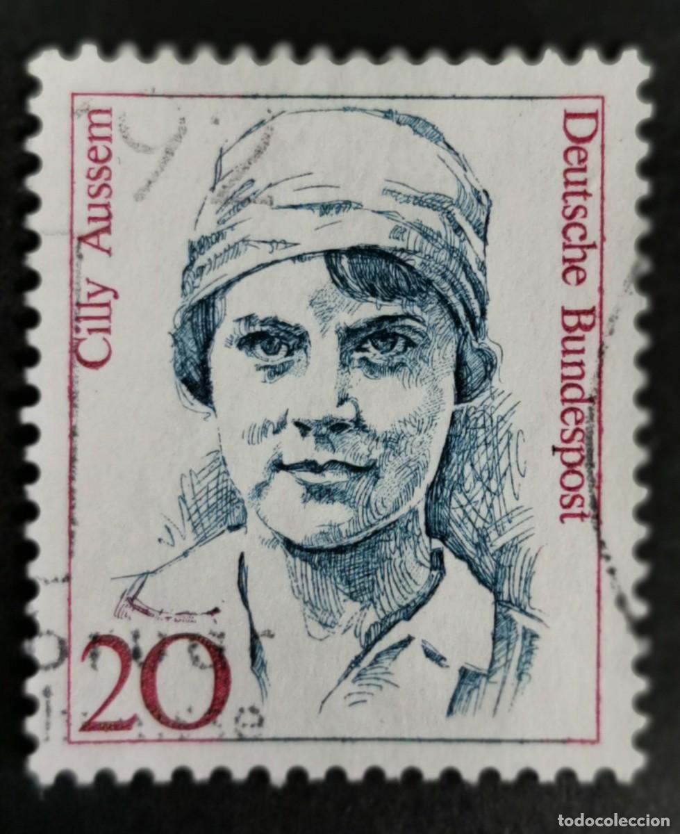 Sellos: Sello Alemania R. Federal 1988, Mujeres alemana: Cilly Aussem (1909-1963) , 20 Pf. Michel: DE 1365