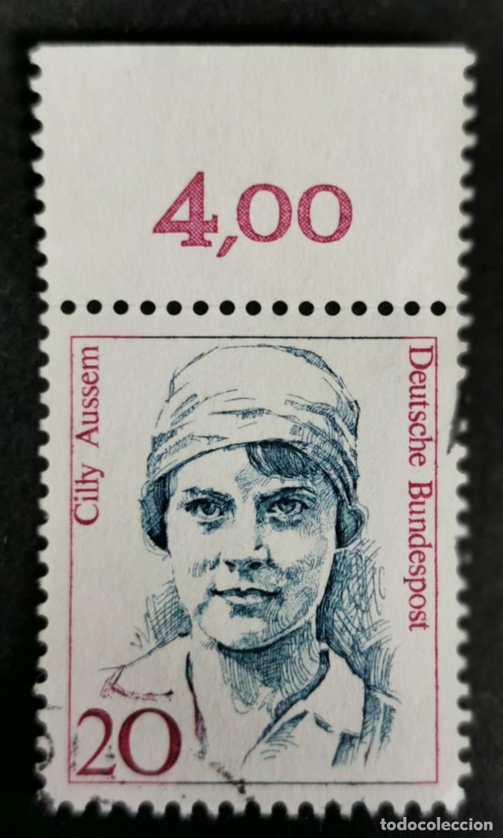 Sellos: Sello Alemania R. Federal 1988, Mujeres alemana: Cilly Aussem (1909-1963) , 20 Pf. Michel: DE 1365