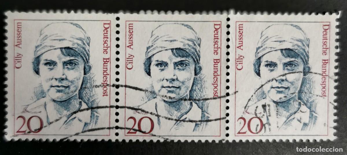Sellos: Sello Alemania R. Federal 1988, Mujeres alemana: Cilly Aussem (1909-1963) , 20 Pf. Michel: DE 1365