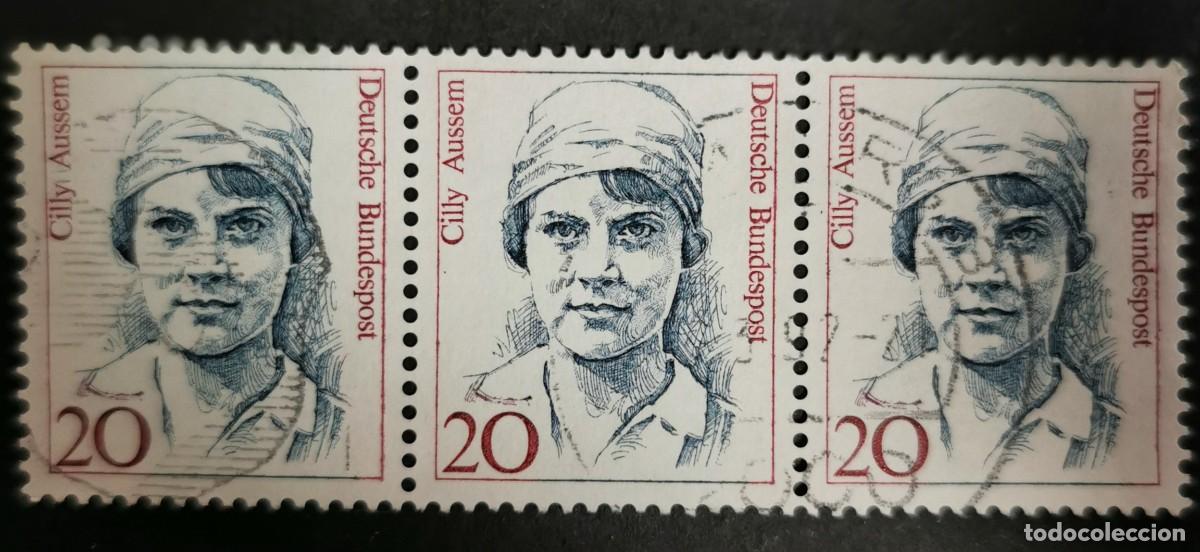 Sellos: Sello Alemania R. Federal 1988, Mujeres alemana: Cilly Aussem (1909-1963) , 20 Pf. Michel: DE 1365