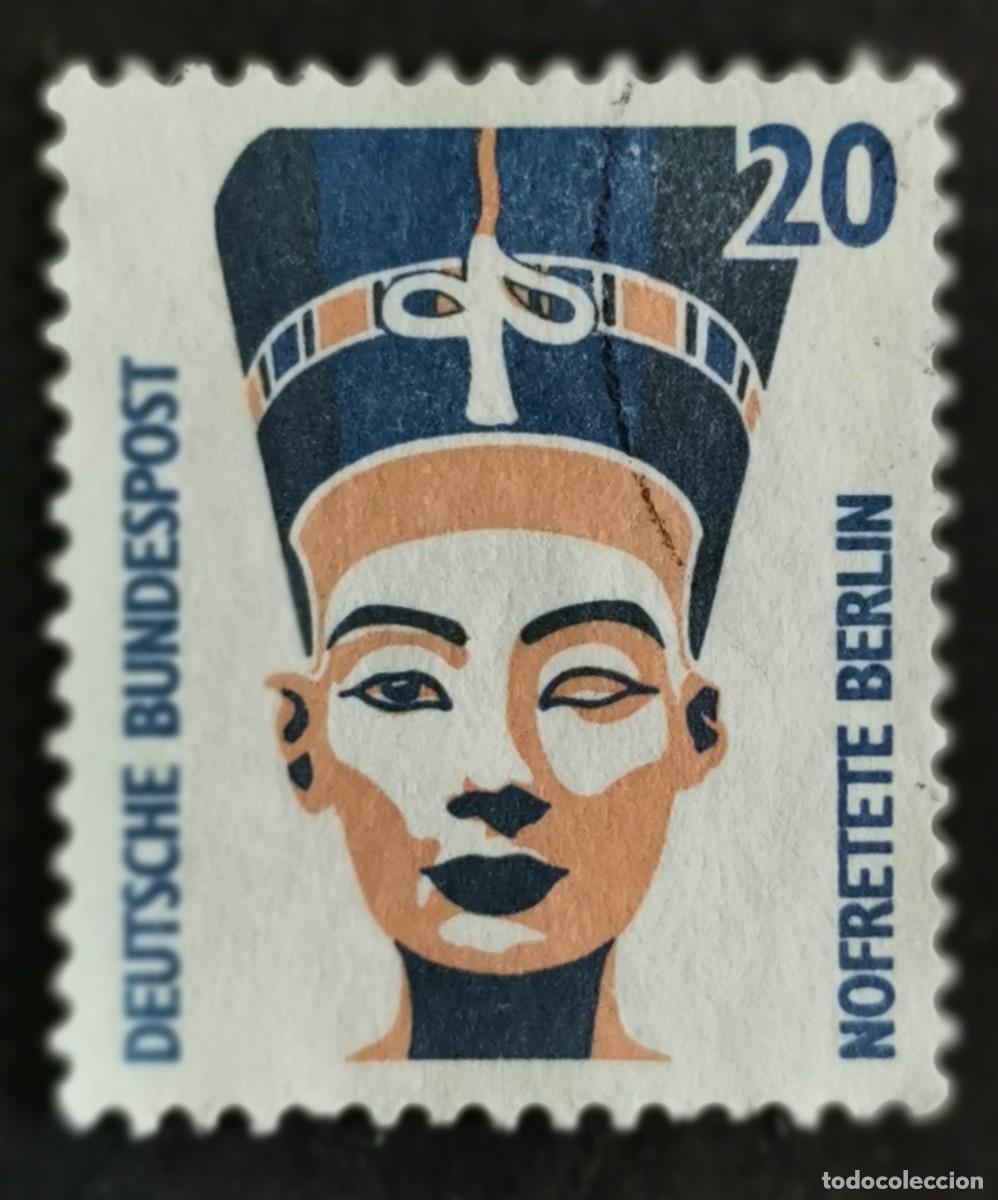 Sellos: Sello Alemania R. Federal 1988, Busto de Nefertiti, Berl&iacute;n, 70 Pf. Michel: DE 1374