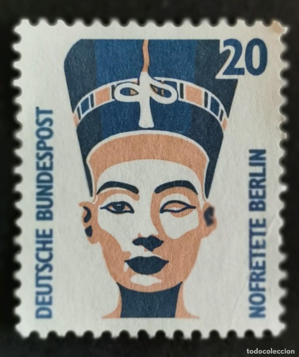 Sellos: Sello Alemania R. Federal 1988, Busto de Nefertiti, Berl&iacute;n, 70 Pf. Michel: DE 1374