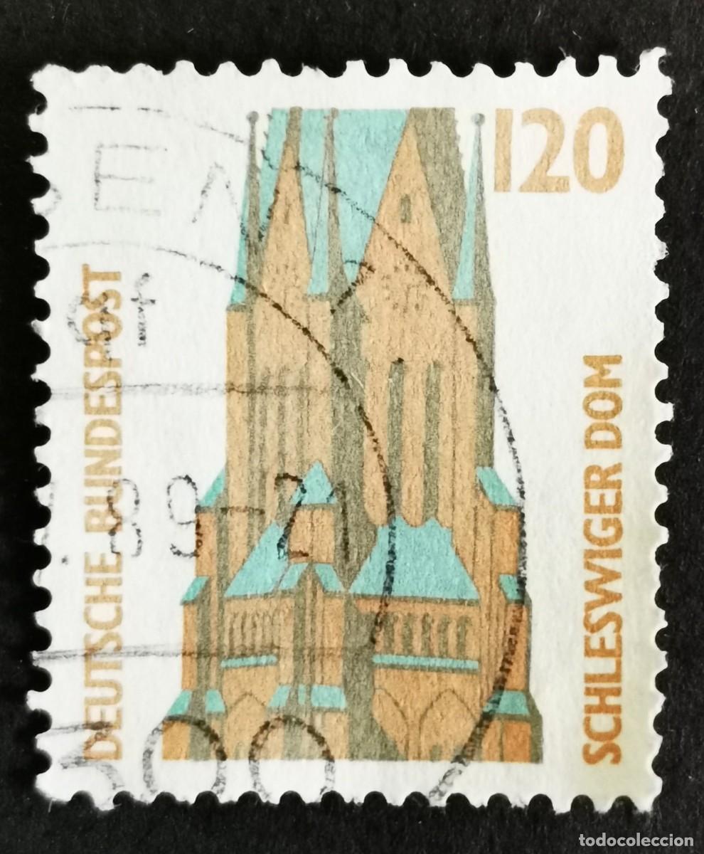 Sellos: Sello Alemania R. Federal 1988, Catedral de San Pedro, Schleswig, 120 Pf. Michel: DE 1375