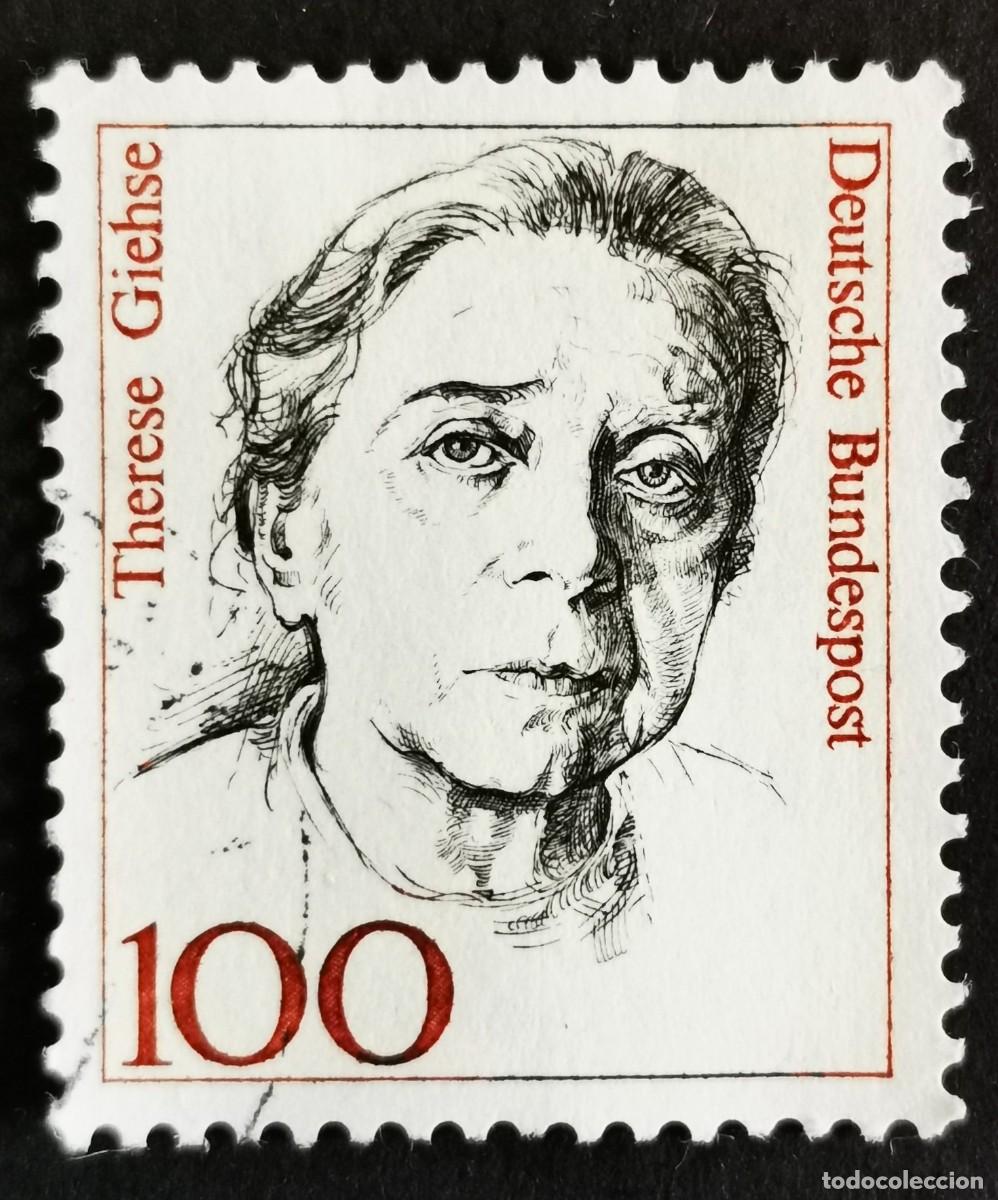 Sellos: Sello Alemania R. Federal 1988, Mujeres alemana: Teresa Giehse (1898-1975), 100 Pf. Michel: DE 1390