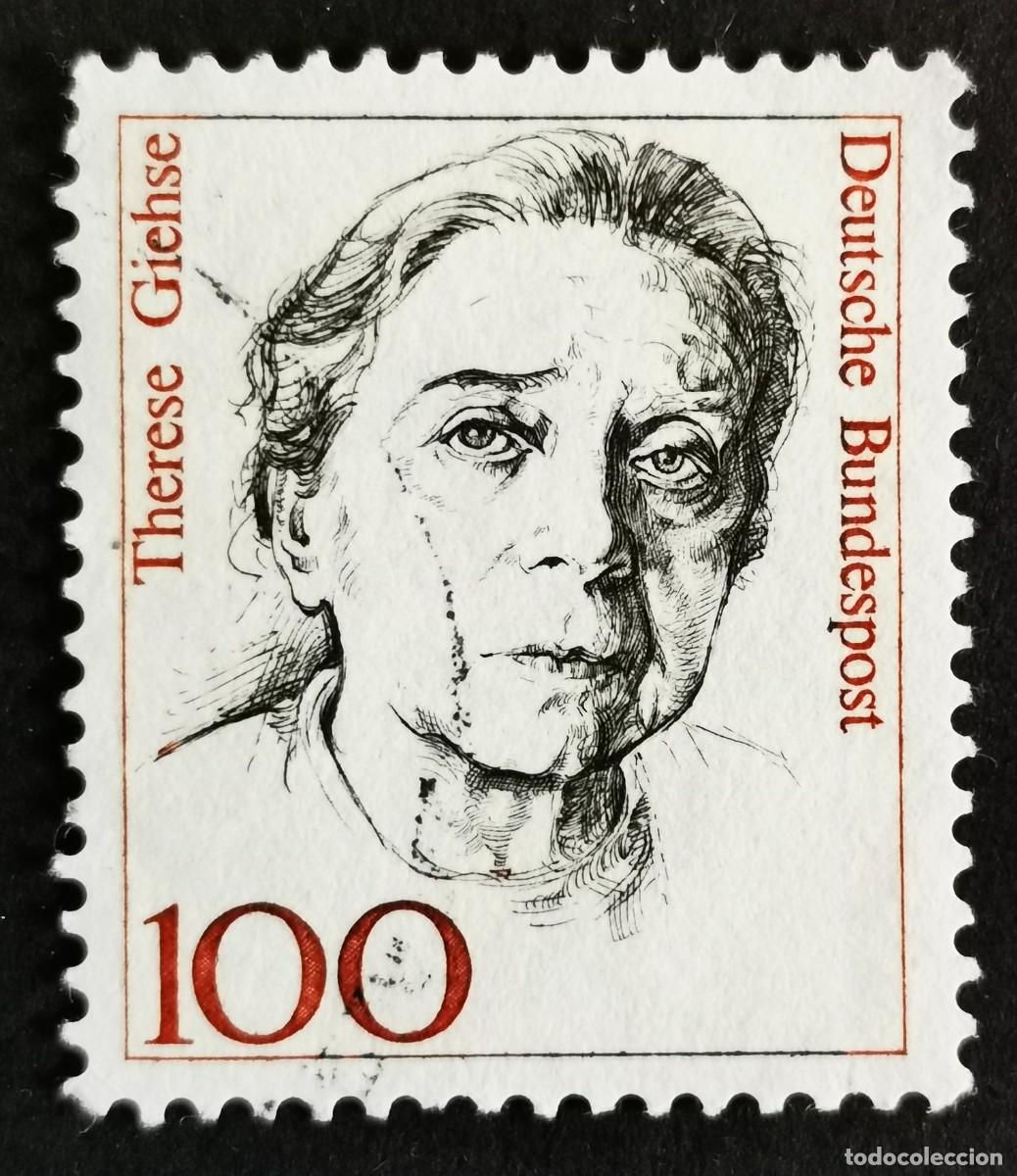 Sellos: Sello Alemania R. Federal 1988, Mujeres alemana: Teresa Giehse (1898-1975), 100 Pf. Michel: DE 1390