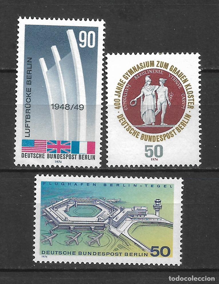 Sellos: alemania berlin 1974 lote 3 series completas ** mnh - 2/4